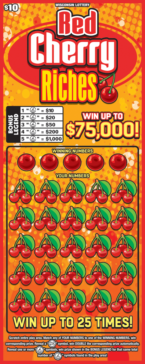 RED CHERRY RICHES (2673) | Wisconsin Lottery